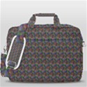 Seamless Prismatic Geometric Pattern With Background MacBook Pro Shoulder Laptop Bag  View3