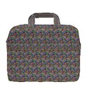 Seamless Prismatic Geometric Pattern With Background MacBook Pro Shoulder Laptop Bag  View4