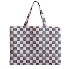 Seamless Tile Derivative Pattern Zipper Mini Tote Bag by Jancukart