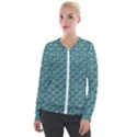 Bubble Wrap Velvet Zip Up Jacket View1