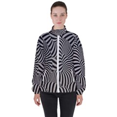 Pattern Women s High Neck Windbreaker by artworkshop