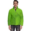 Banana Leaf Men s Puffer Bubble Jacket Coat View1