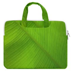 Banana Leaf Macbook Pro 16  Double Pocket Laptop Bag  by artworkshop