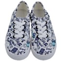 Hand-drawn-back-school-pattern Kids  Classic Low Top Sneakers View1