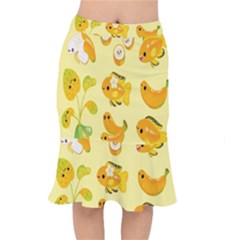 Banana Cichlid Short Mermaid Skirt by artworkshop