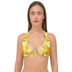 Banana Cichlid Double Strap Halter Bikini Top by artworkshop