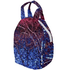 Autumn Fractal Forest Background Travel Backpacks by Amaryn4rt