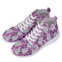 Pink Ghosts Men s Lightweight High Top Sneakers View2