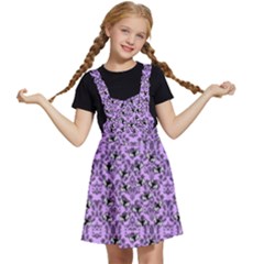 Purple Bats Kids  Apron Dress by NerdySparkleGoth