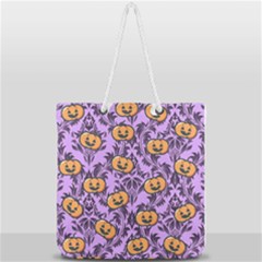 Purple Jack Full Print Rope Handle Tote (large) by NerdySparkleGoth