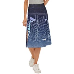 Attack On Titan Scouting Legion Midi Panel Skirt by artworkshop