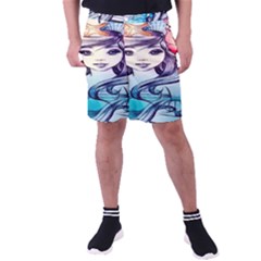 Beautifull Ariel Little Mermaid  Painting Men s Pocket Shorts by artworkshop