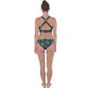 Rare Excotic Forest Of Wild Orchids Vines Blooming In The Calm Cross Back Hipster Bikini Set View2