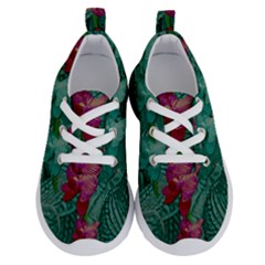 Rare Excotic Forest Of Wild Orchids Vines Blooming In The Calm Running Shoes by pepitasart