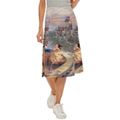 Beauty And The Beast Castle Midi Panel Skirt by artworkshop