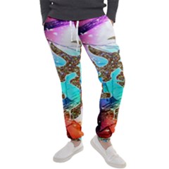 Browning Deer Glitter Galaxy Men s Jogger Sweatpants by artworkshop