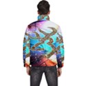 Browning Deer Glitter Galaxy Men s Puffer Bubble Jacket Coat View4