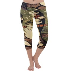 Calvin And Hobbes Capri Yoga Leggings by artworkshop