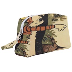 Calvin And Hobbes Wristlet Pouch Bag (large) by artworkshop