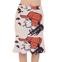 Catcher In The Rye Short Mermaid Skirt by artworkshop