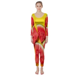 Watermelon Long Sleeve Catsuit by artworkshop