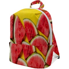 Watermelon Zip Up Backpack by artworkshop