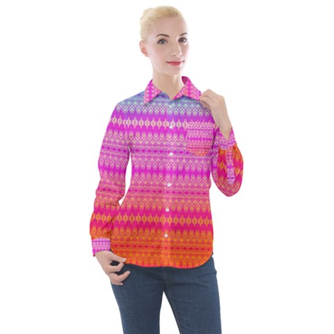 Daydreams Women s Long Sleeve Pocket Shirt by Thespacecampers