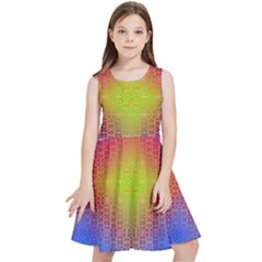 Infinite Connections Kids  Skater Dress by Thespacecampers