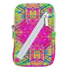 Kaleidoscopic Fun Belt Pouch Bag (large) by Thespacecampers