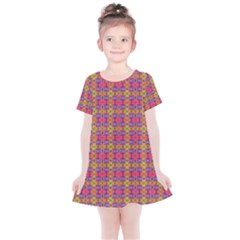 Manifestation Love Kids  Simple Cotton Dress by Thespacecampers