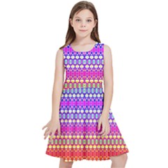 Rainbots Kids  Skater Dress by Thespacecampers