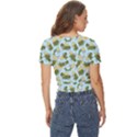 Dolmadakia Twist Front Crop Top View4