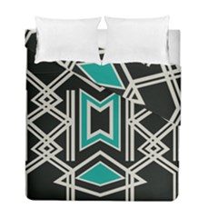 Abstract Pattern Geometric Backgrounds  Duvet Cover Double Side (full/ Double Size) by Eskimos