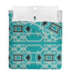 Abstract Pattern Geometric Backgrounds  Duvet Cover Double Side (full/ Double Size) by Eskimos