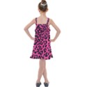 Leopard Print Jaguar dots pink neon Kids  Overall Dress View2