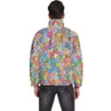 Floral Flowers Men s Puffer Bubble Jacket Coat View4