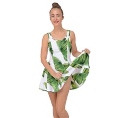 Sheets Tropical Plant Palm Summer Exotic Inside Out Casual Dress by artworkshop