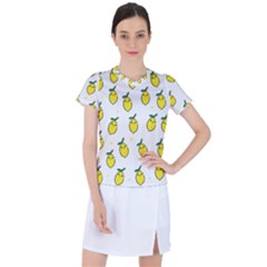 Pattern Lemon Texture Women s Sports Top by artworkshop