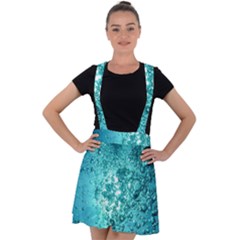 Bubbles Water Bub Velvet Suspender Skater Skirt by artworkshop