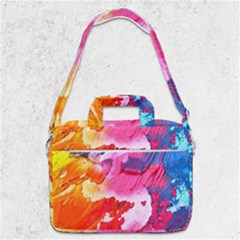 Colorful Painting Macbook Pro Shoulder Laptop Bag  by artworkshop