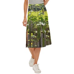 Bitter Melon Midi Panel Skirt by artworkshop