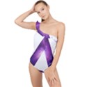 Bastille Galaksi Frilly One Shoulder Swimsuit View1