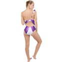 Bastille Galaksi Frilly One Shoulder Swimsuit View2