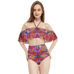 Super Shapes Halter Flowy Bikini Set  by Thespacecampers