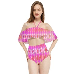 Pinktastic Halter Flowy Bikini Set  by Thespacecampers