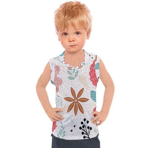 Nature Flora Kids  Sport Tank Top by artworkshop