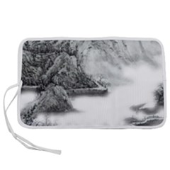 Ink-wash-painting-mountain-rolling-mountains Pen Storage Case (l)