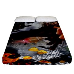 Halloween Fitted Sheet (king Size)