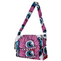 Monster-headphones-headset-listen Full Print Messenger Bag (M) View1