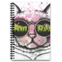 Black-cat-head 5.5  x 8.5  Notebook View1